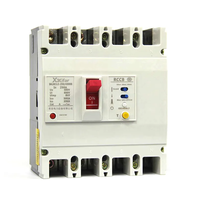 2p 100a Tpn Mccb z Rcd zaščito